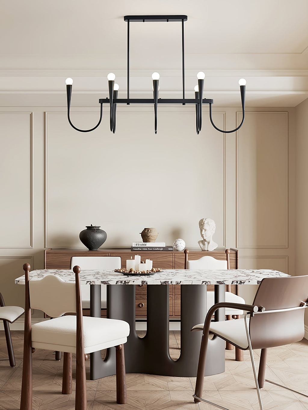 Naverlyn Metal Chandelier-Moonnatur