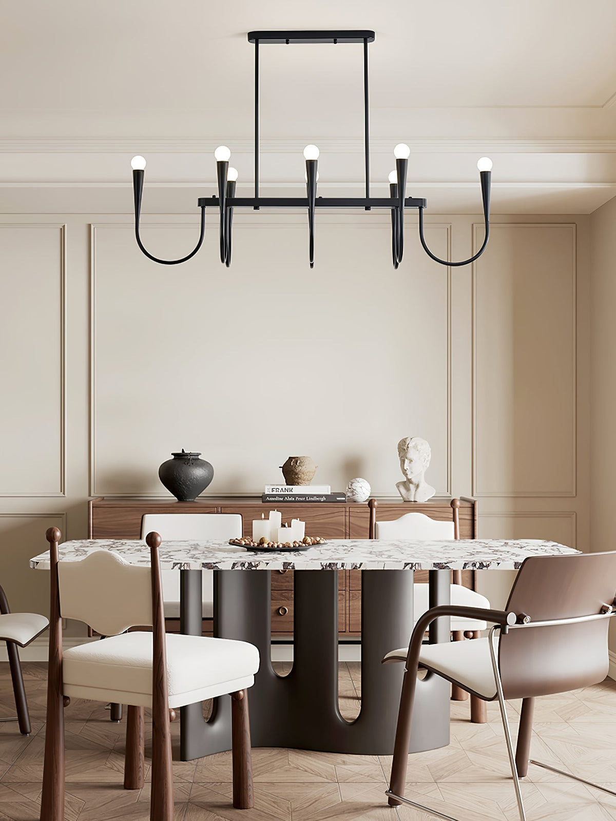 Naverlyn Metal Chandelier-Moonnatur