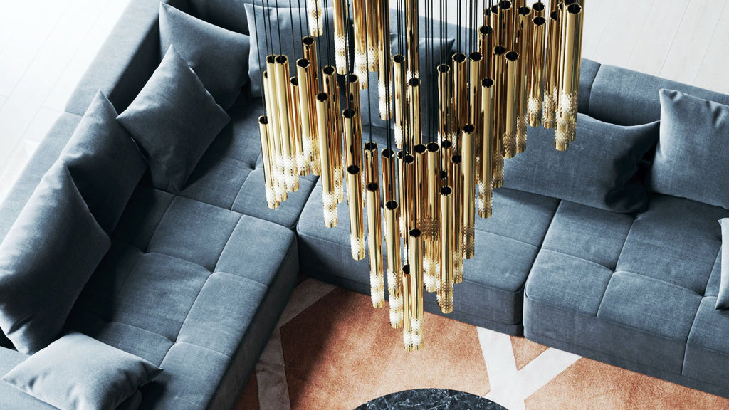 Farenelle Glass Chandelier-Moonnatur
