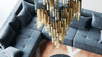 Farenelle Glass Chandelier-Moonnatur