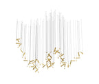 Farenelle Glass Chandelier-Moonnatur