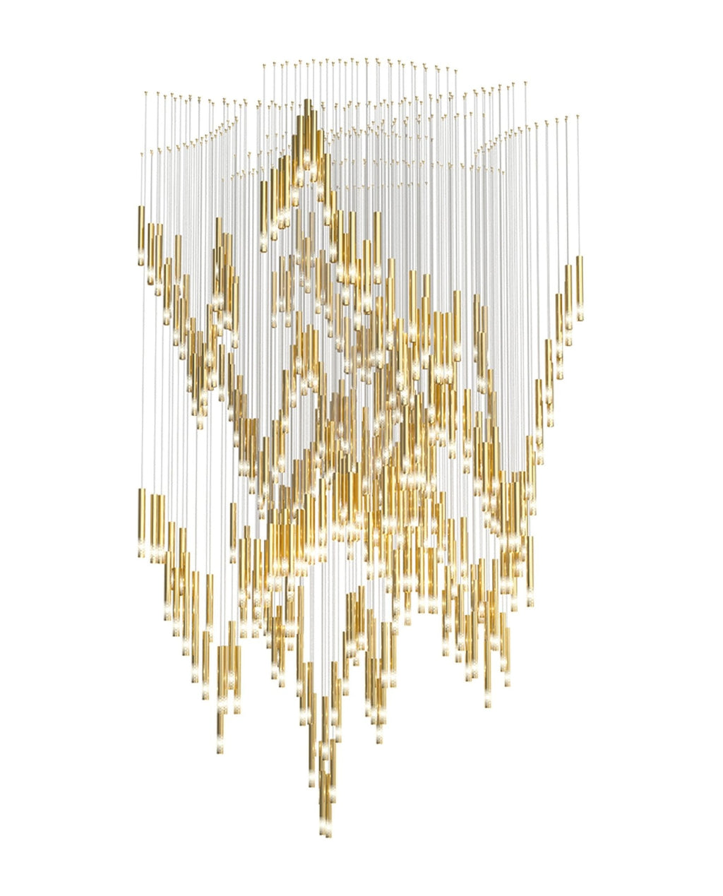 Farenelle Glass Chandelier-Moonnatur