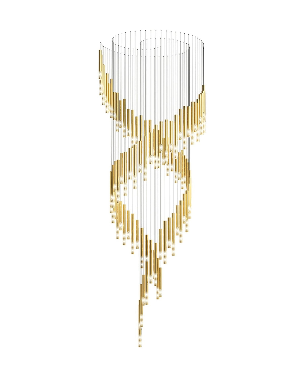 Farenelle Glass Chandelier-Moonnatur