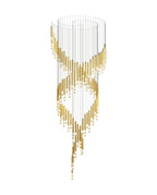 Farenelle Glass Chandelier-Moonnatur