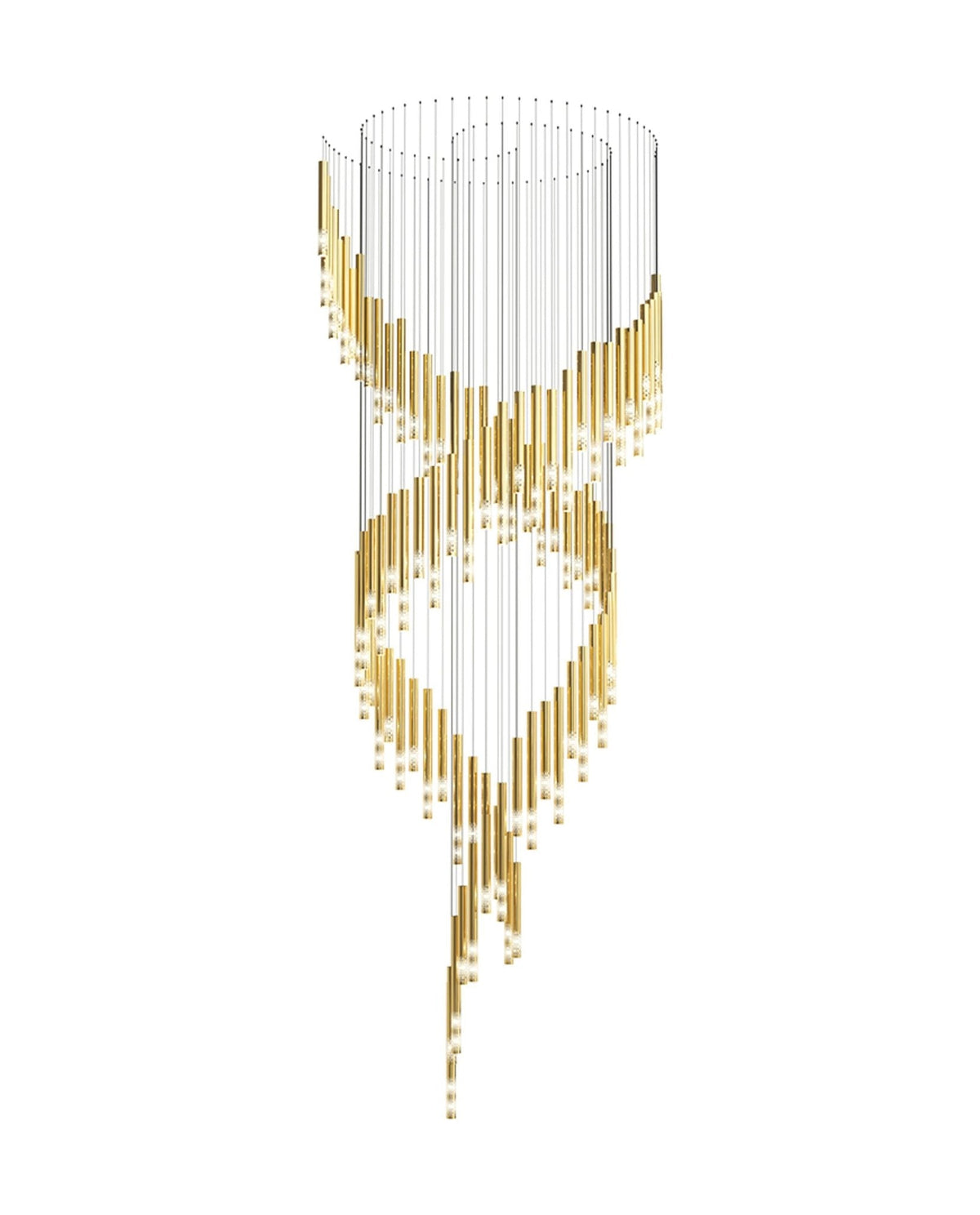 Farenelle Glass Chandelier-Moonnatur