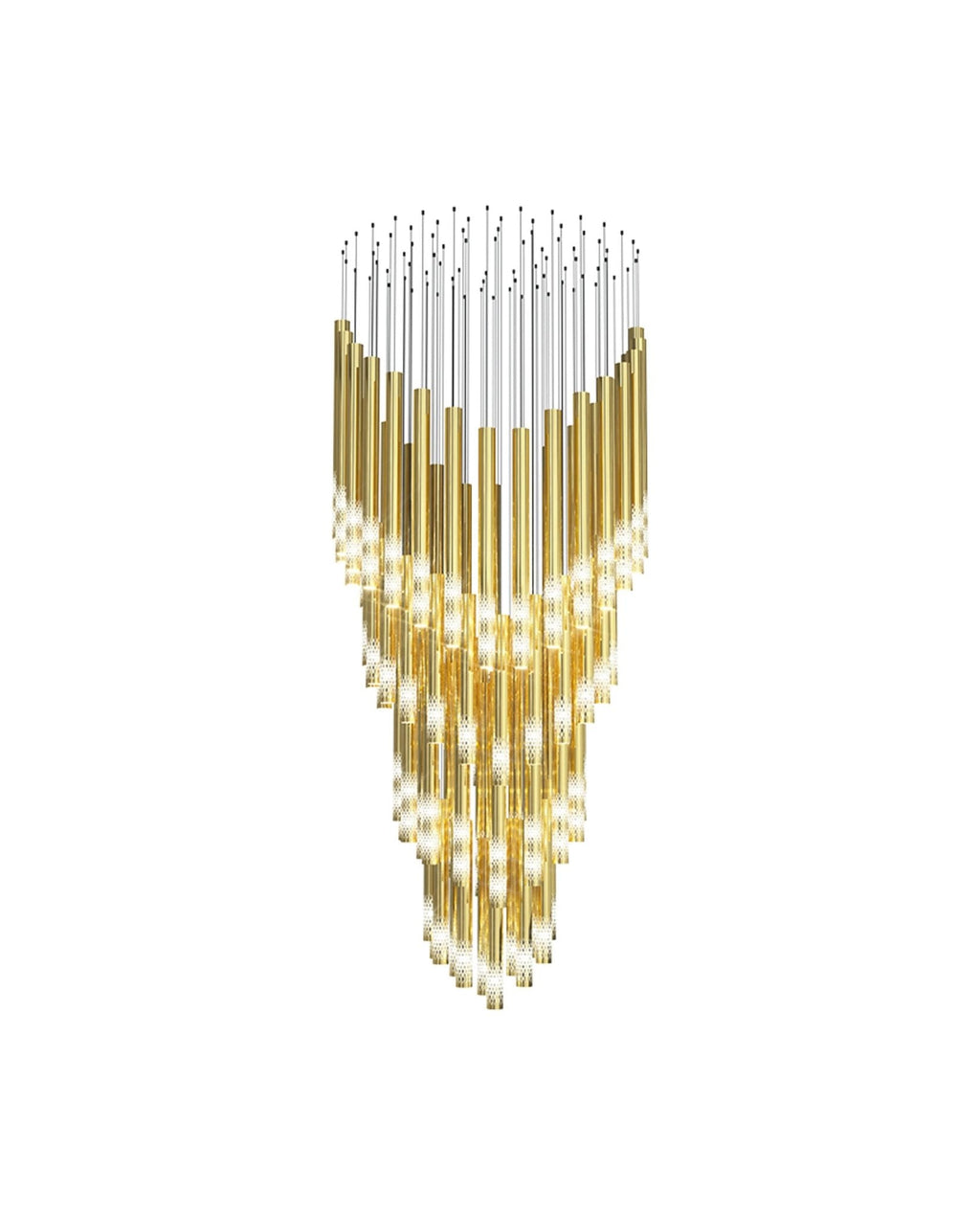 Farenelle Glass Chandelier-Moonnatur