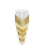 Farenelle Glass Chandelier-Moonnatur