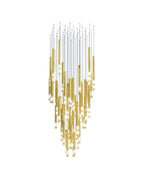 Farenelle Glass Chandelier-Moonnatur