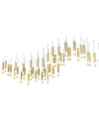Farenelle Glass Chandelier-Moonnatur