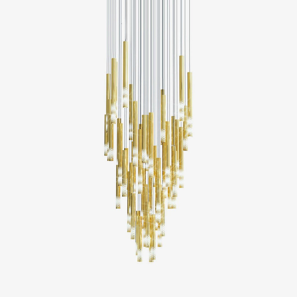 Farenelle Glass Chandelier-Moonnatur