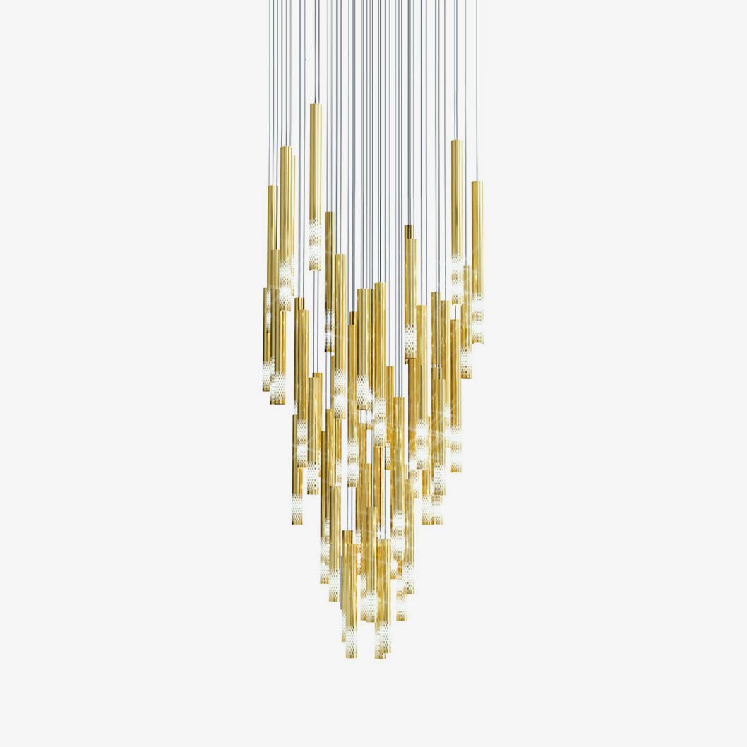 Farenelle Glass Chandelier-Moonnatur