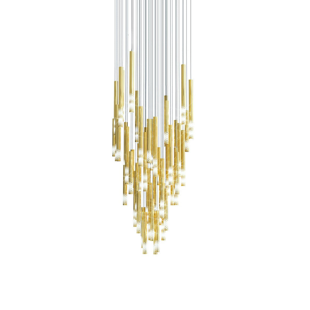Farenelle Glass Chandelier-Moonnatur