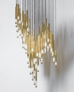 Farenelle Glass Chandelier-Moonnatur