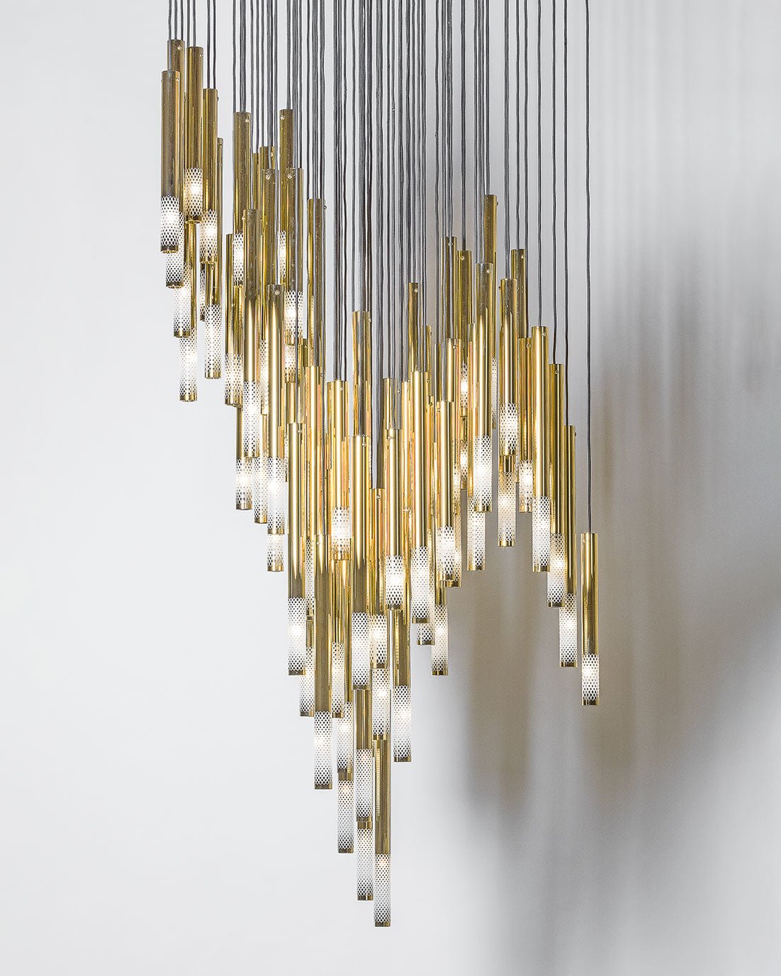 Farenelle Glass Chandelier-Moonnatur