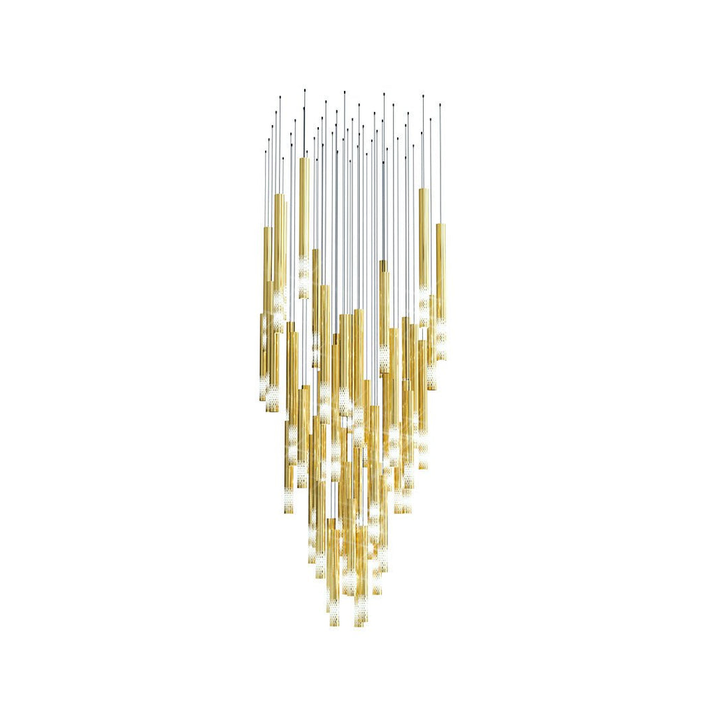 Farenelle Glass Chandelier-Moonnatur