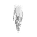 Farenelle Glass Chandelier-Moonnatur