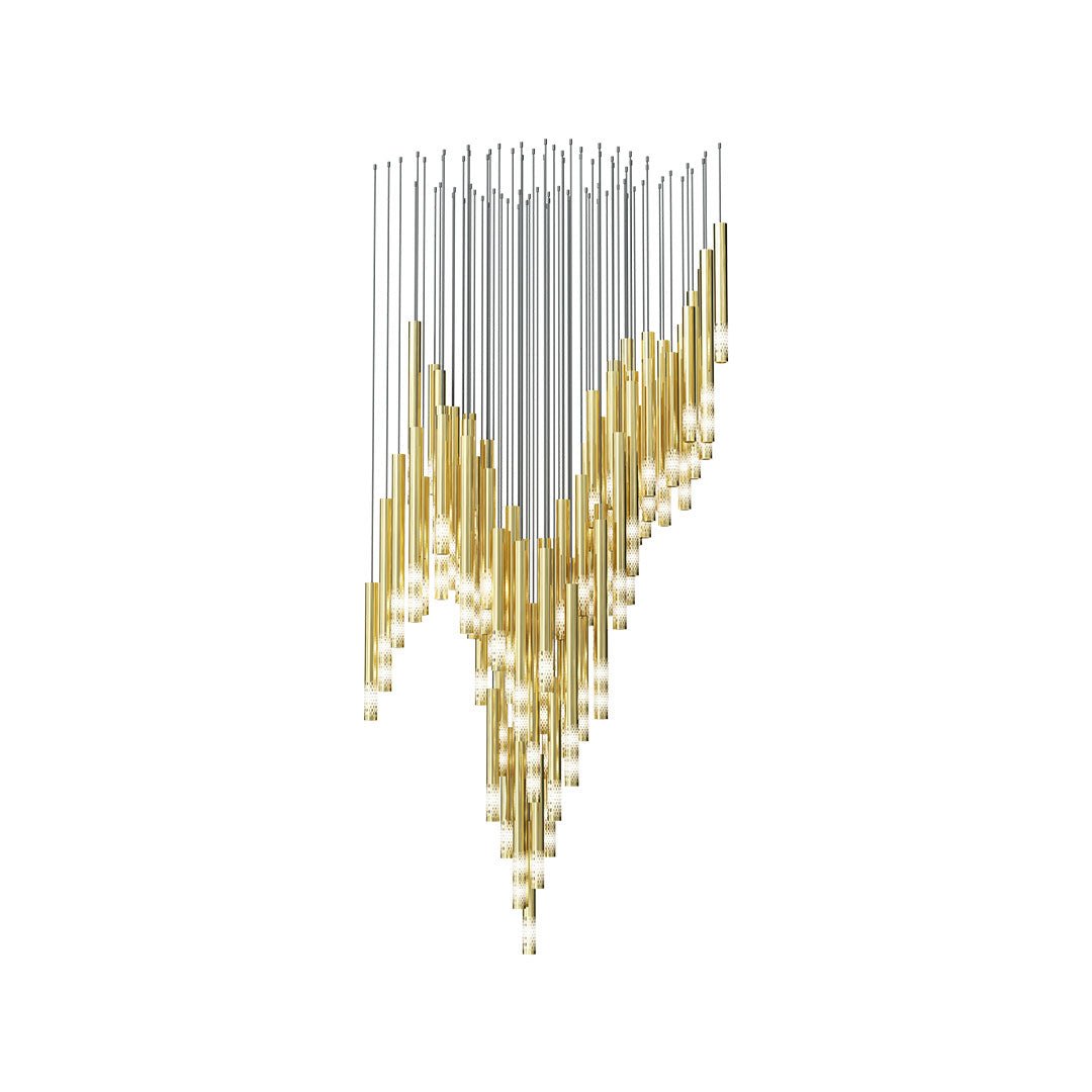 Farenelle Glass Chandelier-Moonnatur