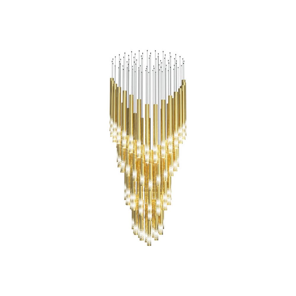 Farenelle Glass Chandelier-Moonnatur