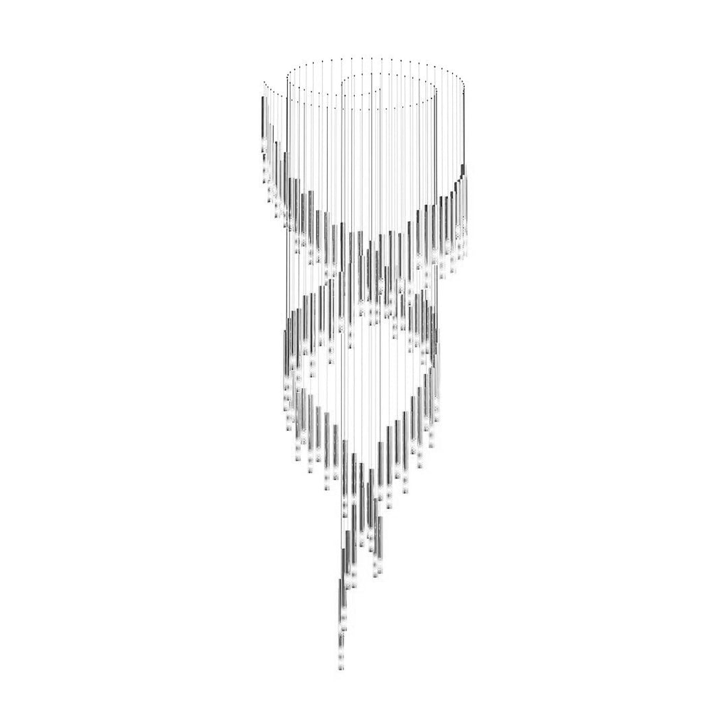 Farenelle Glass Chandelier-Moonnatur