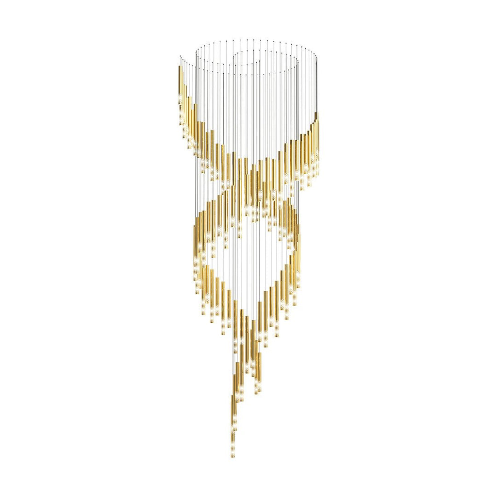 Farenelle Glass Chandelier-Moonnatur