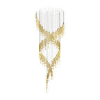 Farenelle Glass Chandelier-Moonnatur