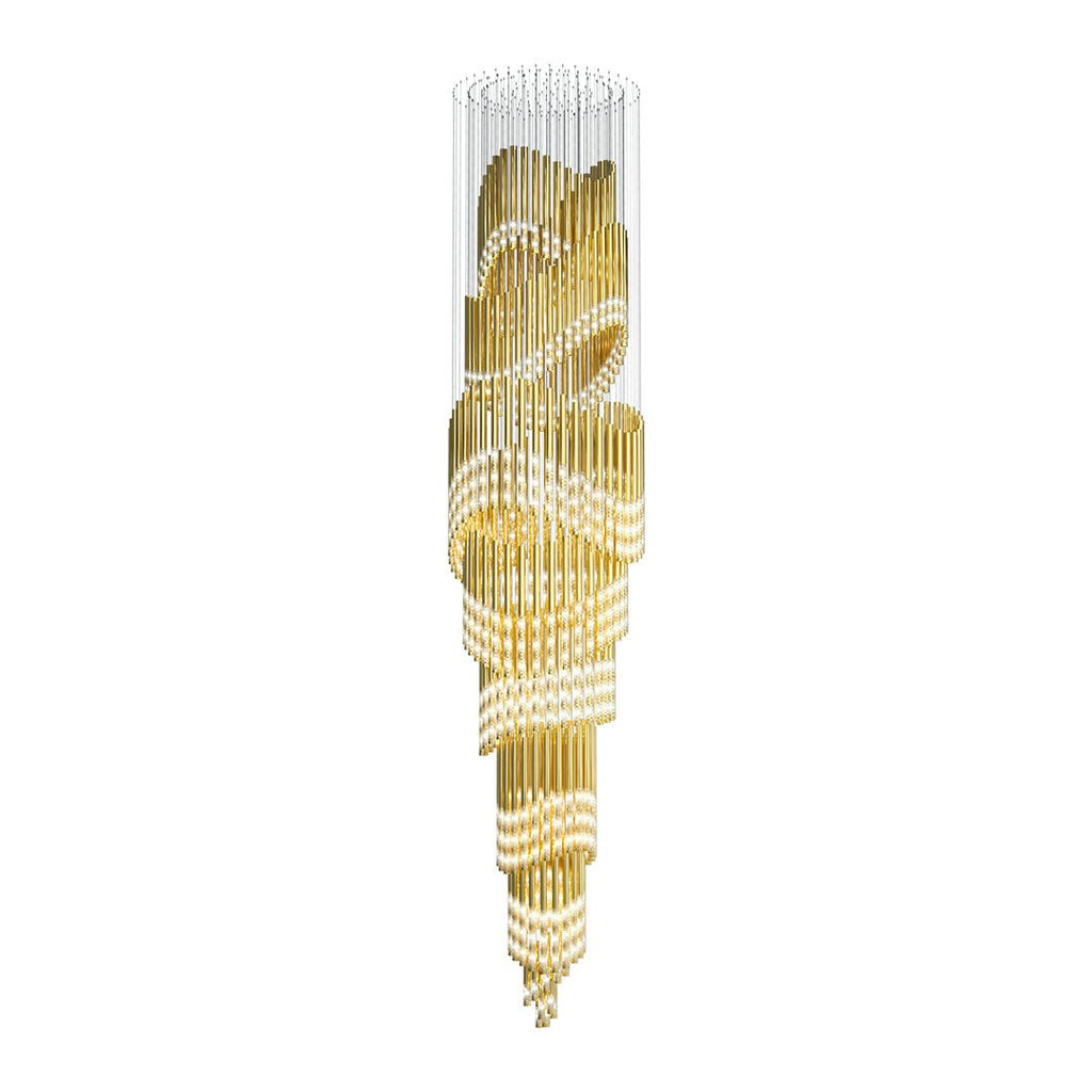 Farenelle Glass Chandelier-Moonnatur