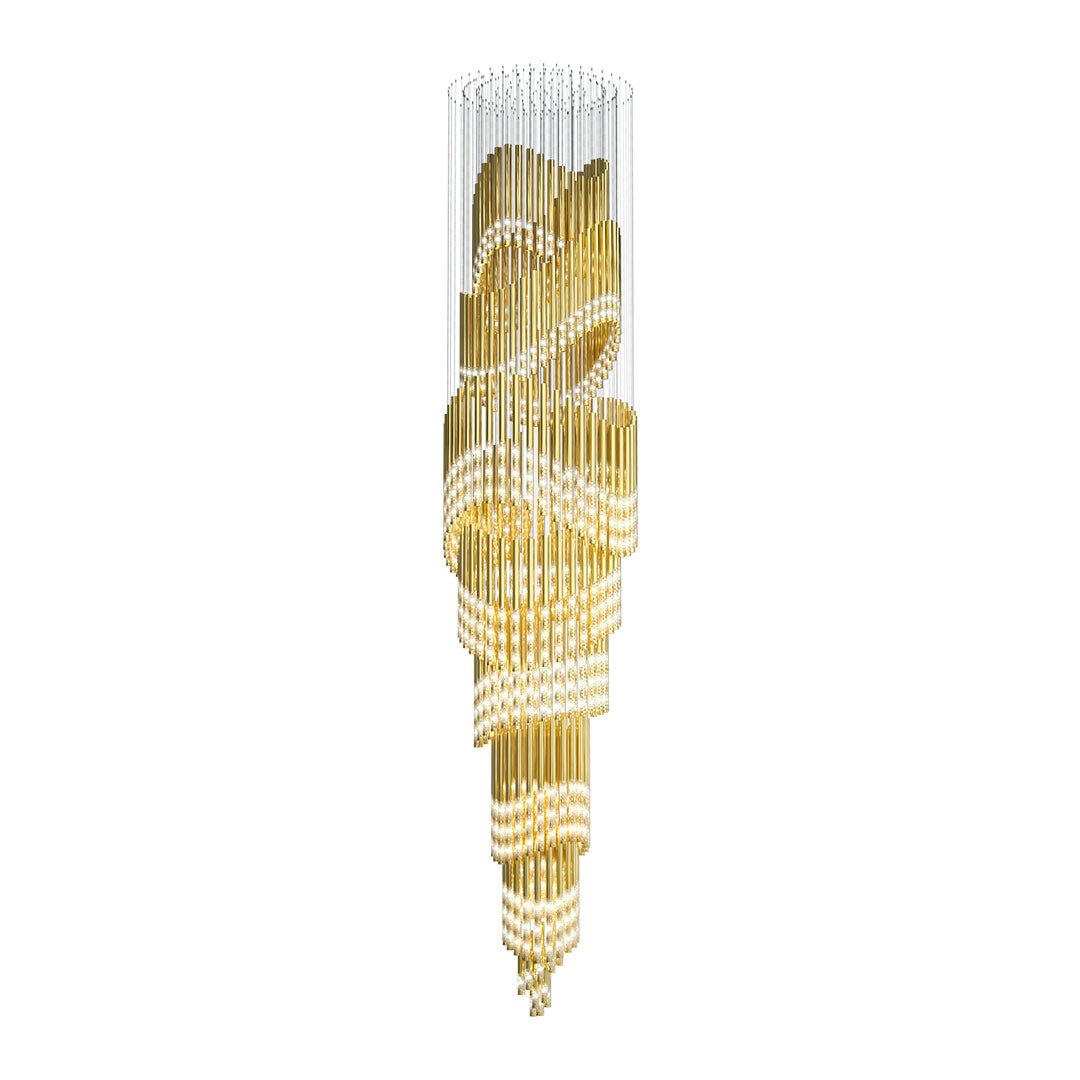 Farenelle Glass Chandelier-Moonnatur