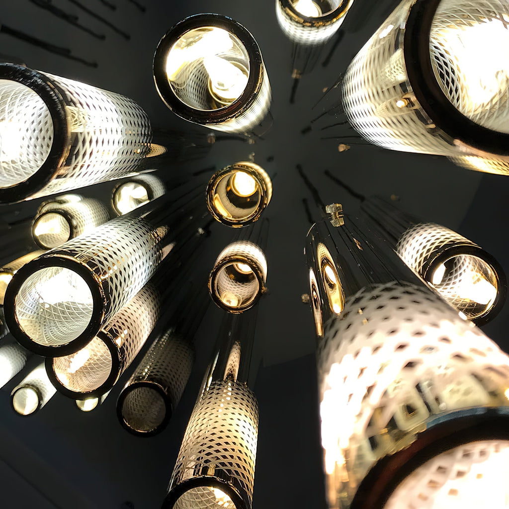 Farenelle Glass Chandelier-Moonnatur