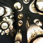 Farenelle Glass Chandelier-Moonnatur