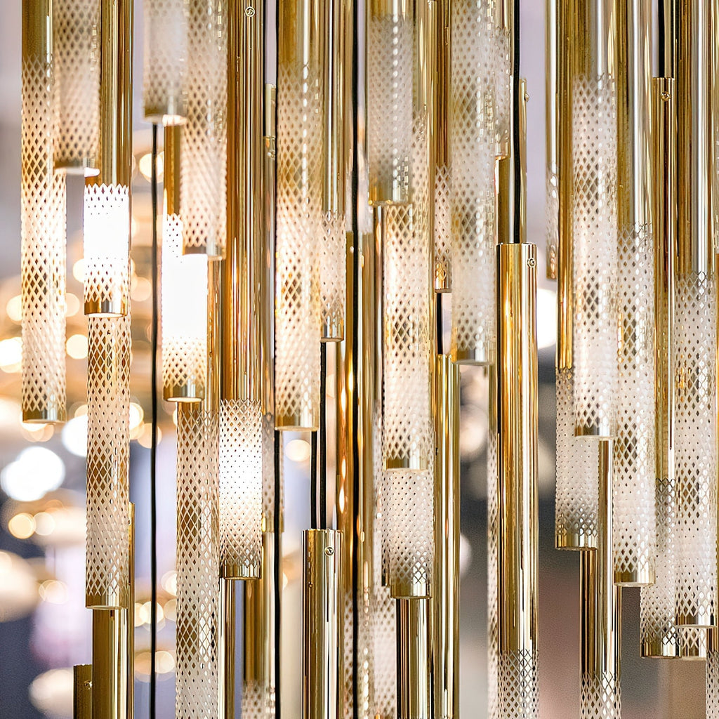 Farenelle Glass Chandelier-Moonnatur