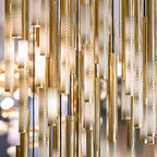 Farenelle Glass Chandelier-Moonnatur