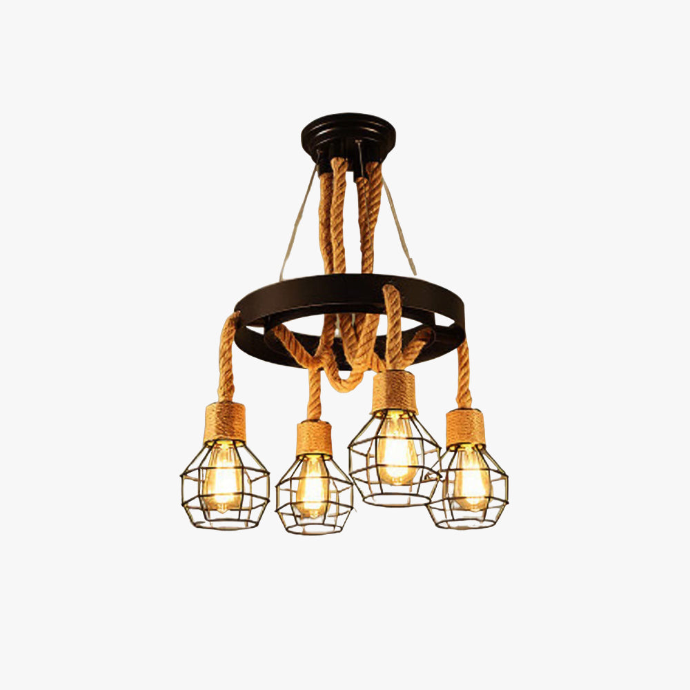 Hatherbrook Metal Chandelier-Moonnatur