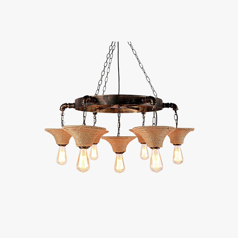 Haldelcove Metal Chandelier-Moonnatur