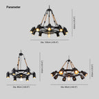Enverenora Metal Pendant Light-Moonnatur