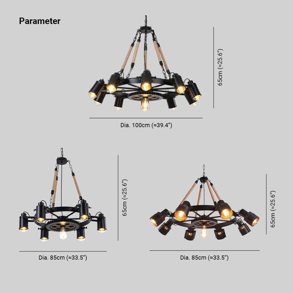 Enverenora Metal Pendant Light-Moonnatur