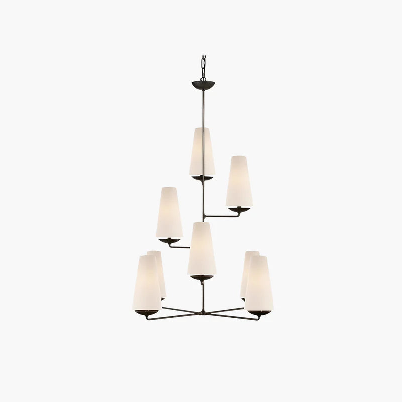Baldenena Fabric Chandelier-Moonnatur
