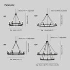 Camberwyn Metal Chandelier-Moonnatur