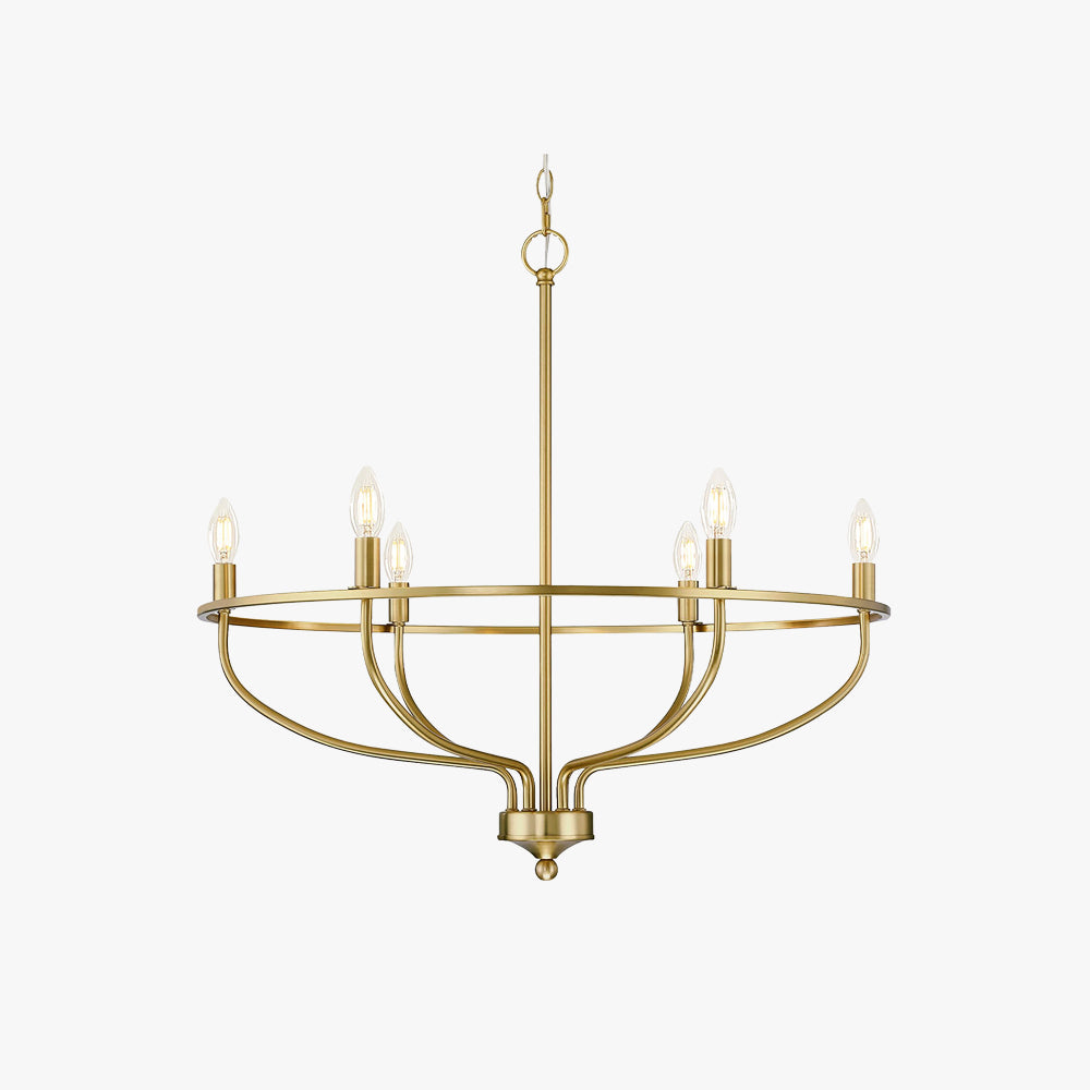 Brevenoria Metal Chandelier-Moonnatur