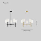 Brenelonna Fabric Chandelier-Moonnatur