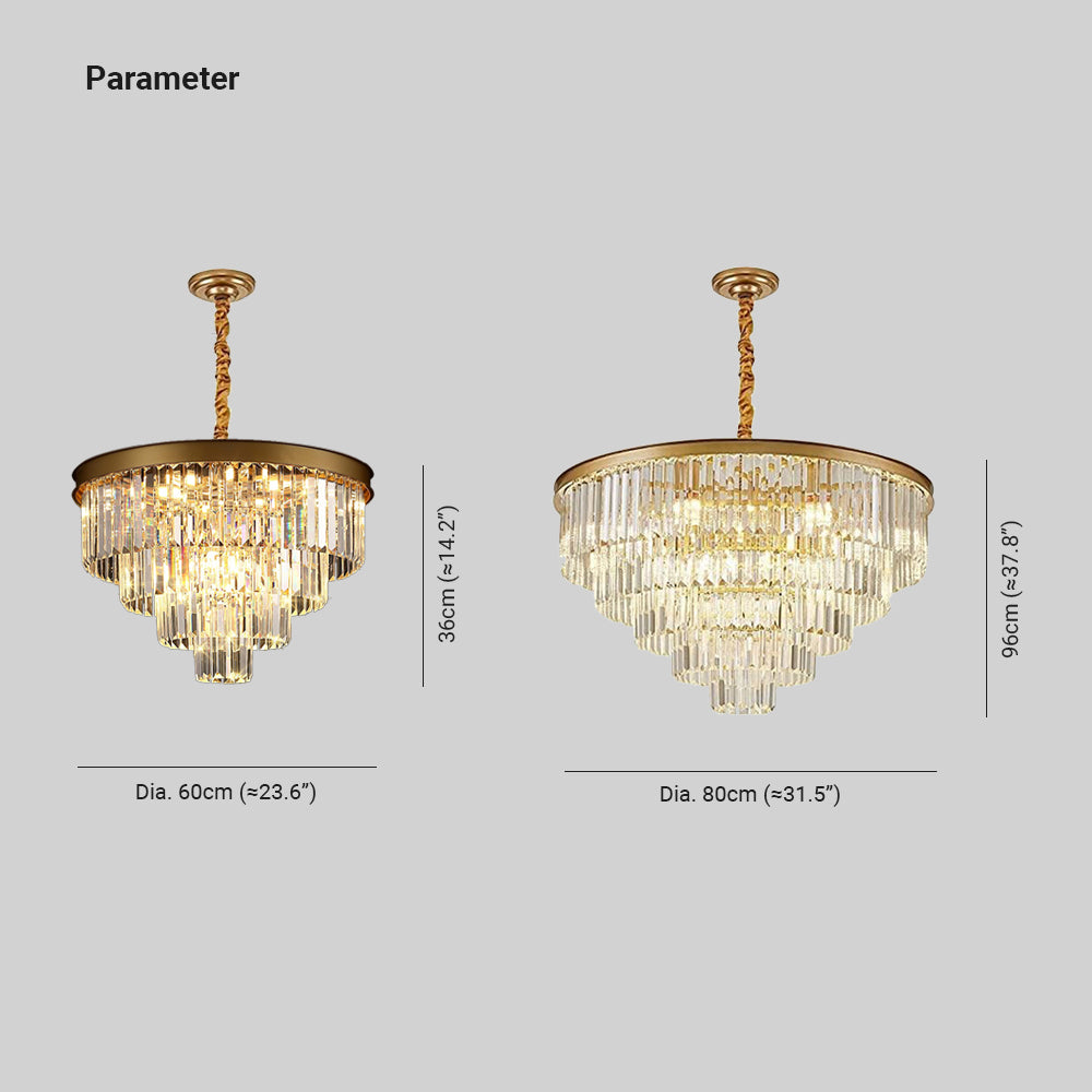 Zorreneth Crystal Pendant Light-Moonnatur