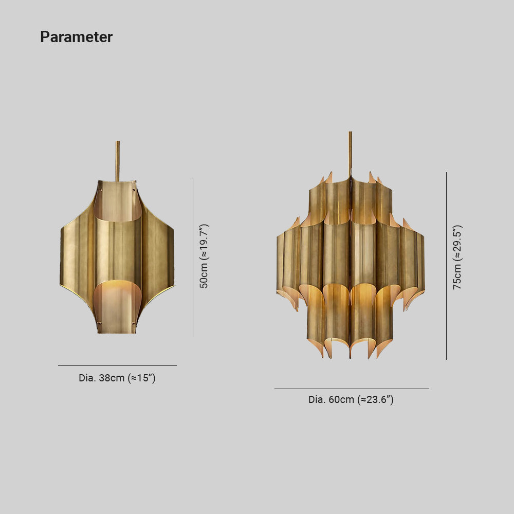 Wenrelrose Metal Pendant Light-Moonnatur