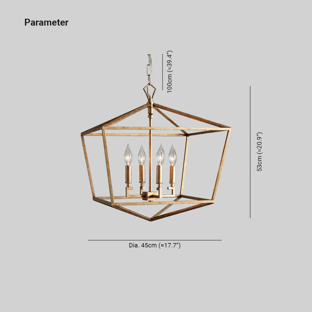 Yarrelelle Metal Pendant Light-Moonnatur