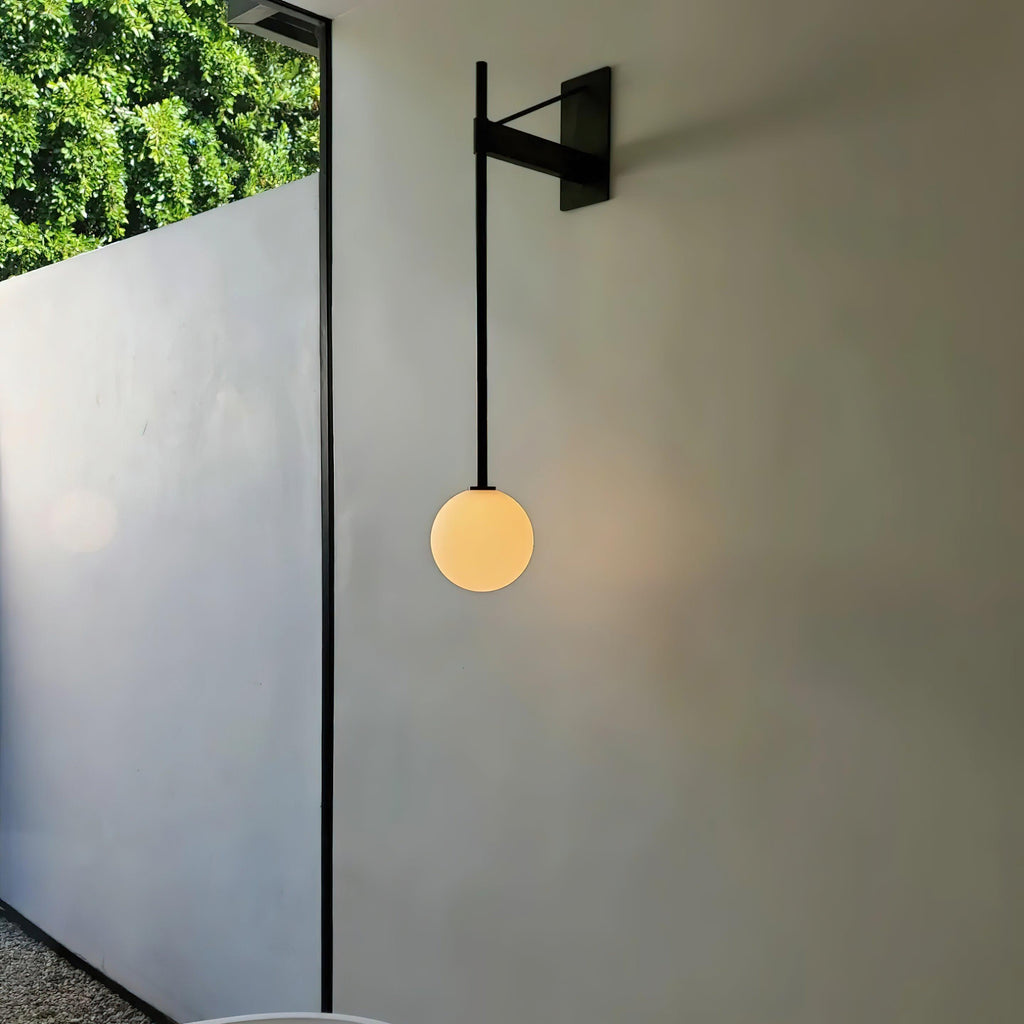 Tardenwell Glass Wall Light-Moonnatur