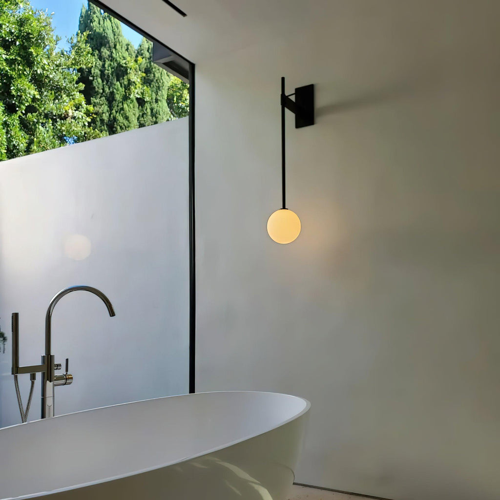 Tardenwell Glass Wall Light-Moonnatur