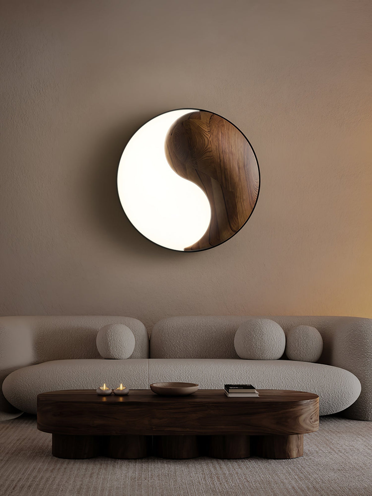 Terenna Wood Ceiling Light-Moonnatur