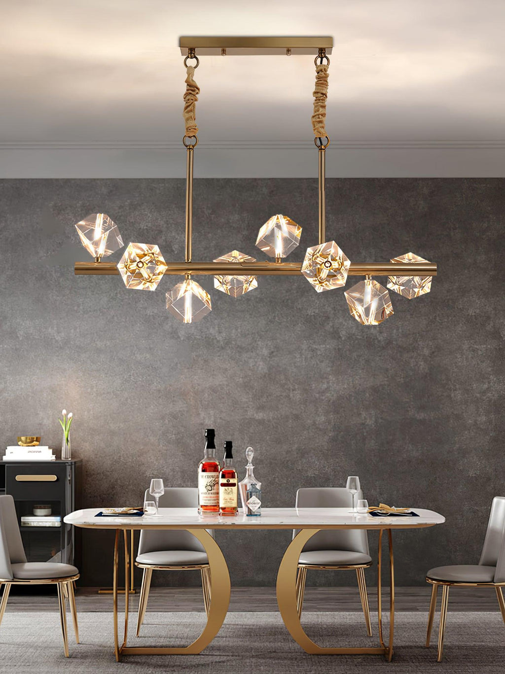 Jardenwell Crystal Pendant Light-Moonnatur