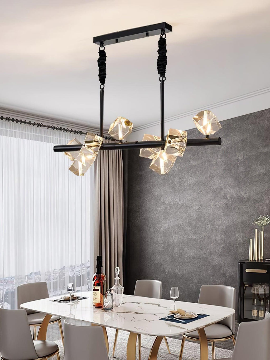 Jardenwell Crystal Pendant Light-Moonnatur