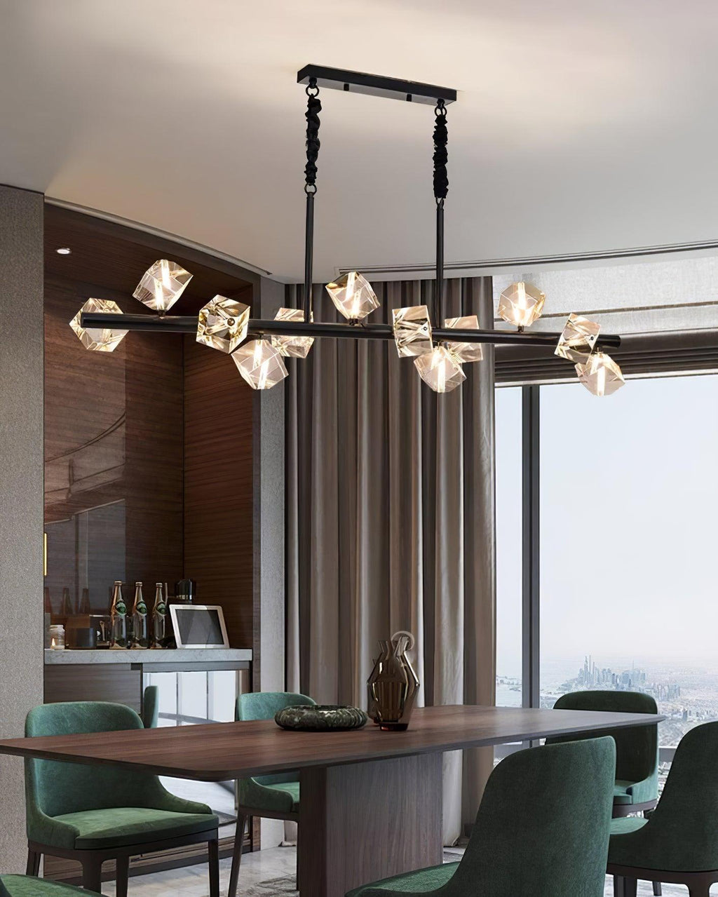 Jardenwell Crystal Pendant Light-Moonnatur