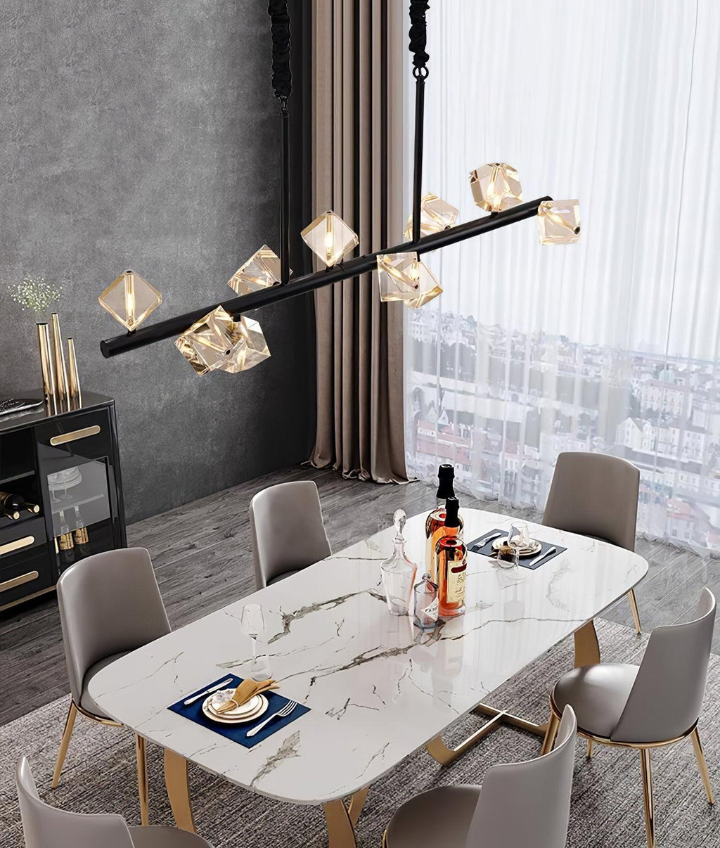 Jardenwell Crystal Pendant Light-Moonnatur