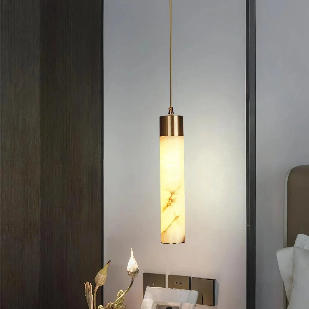 Darnelonna Alabaster Pendant Light-Moonnatur